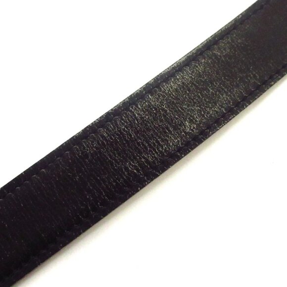 HERMES H Belt - Black Box Calf Square B Belt 524-060425 - Picture 5 of 8